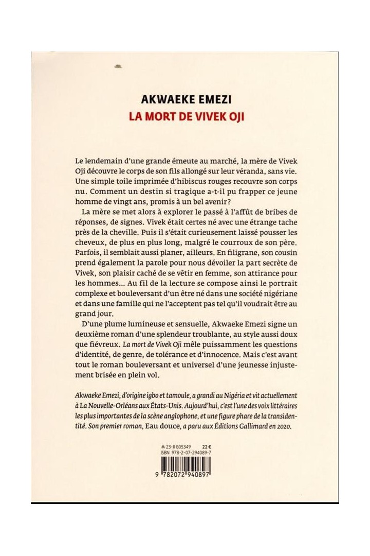 La mort de Vivek Oji