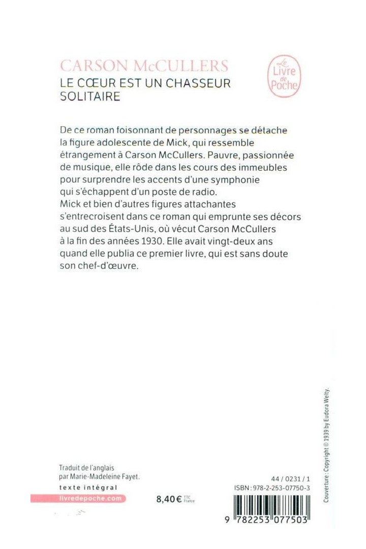 Le coeur est un chasseur solitaire
