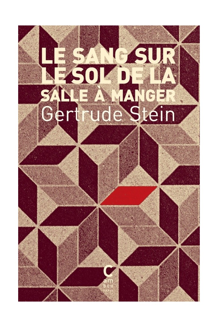 Le sang sur le sol de la salle a manger