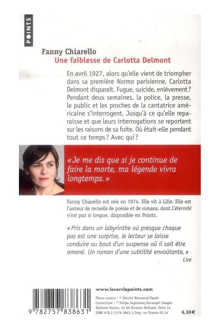 Une faiblesse de Carlotta Delmont