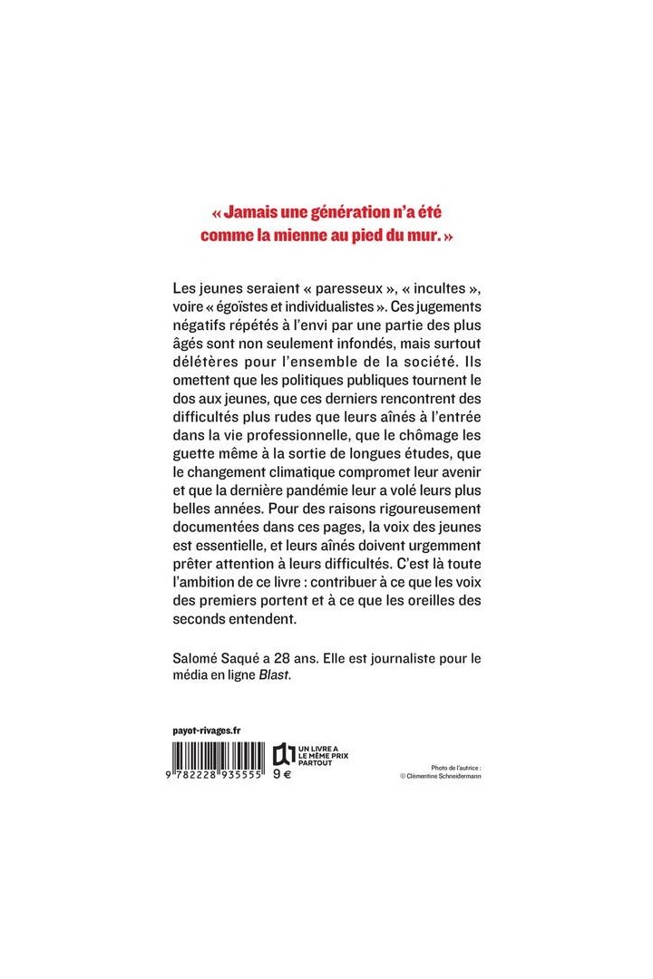 Sois jeune et tais-toi : réponse à ceux qui critiquent la jeunesse