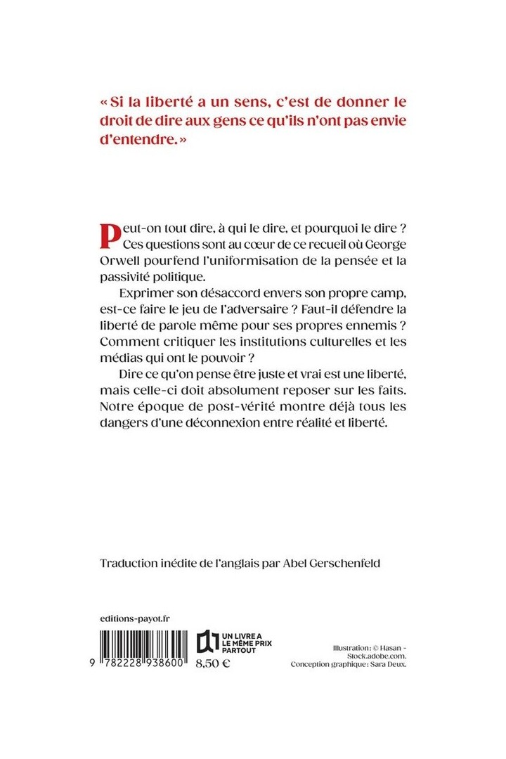 La liberté de parole