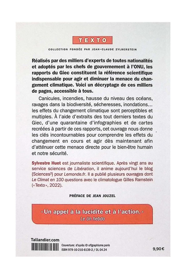 Le GIEC : Urgence climat ; Le rapport incontestable expliqué à tous