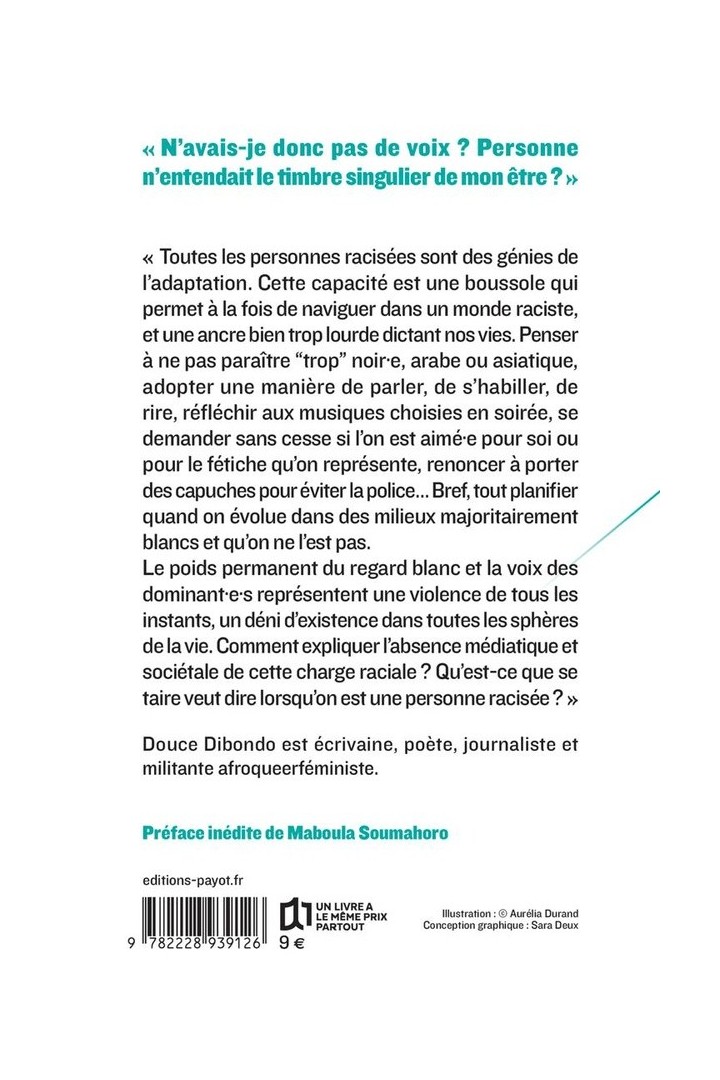 La charge raciale : Vertige d'un silence écrasant
