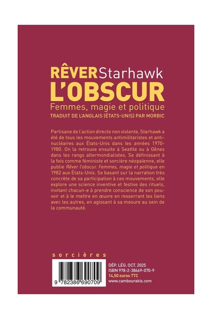 Rêver l'obscur ; femmes, magie et politique