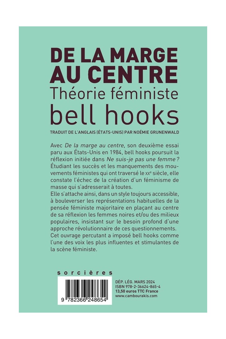 De la marge au centre ; théorie feministe