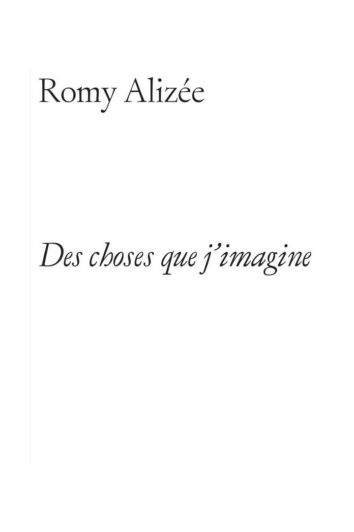Des choses que j'imagine