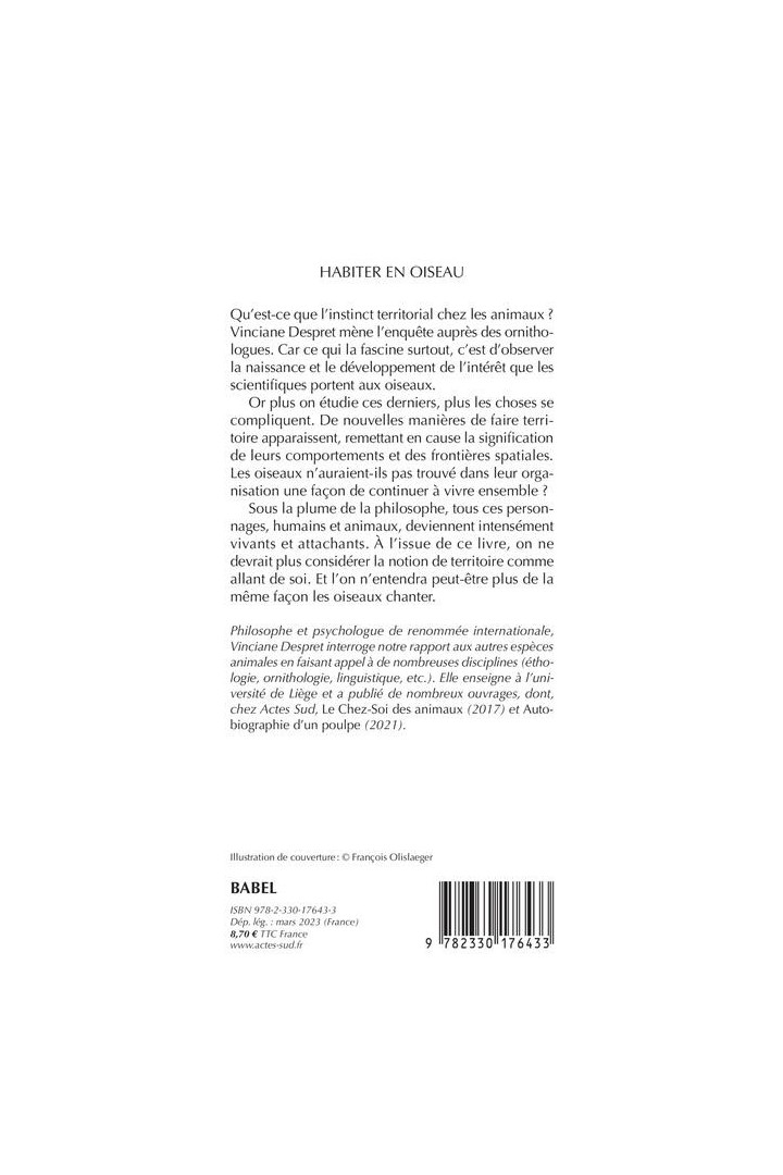 Habiter en oiseau