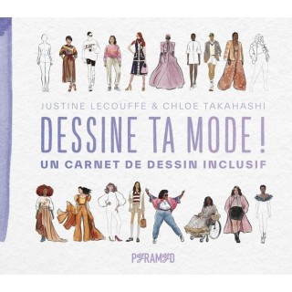 Dessine ta mode ! Un carnet de dessin inclusif