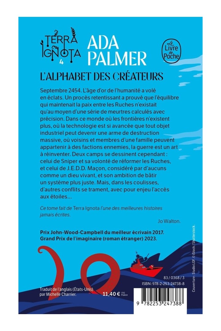 Terra Ignota Tome 4 : L'Alphabet des Créateurs