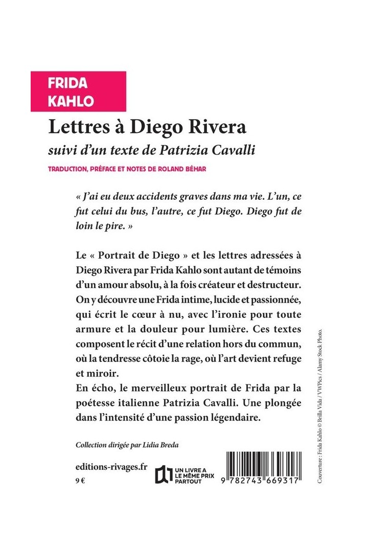 Lettres à Diego Rivera