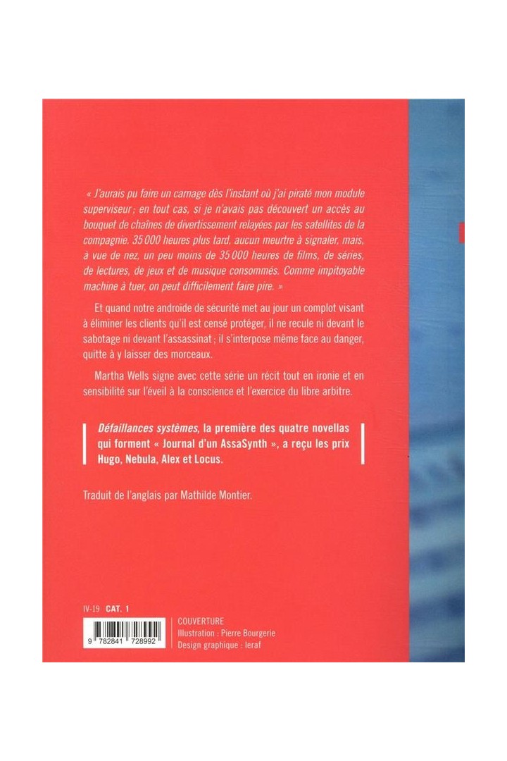 Journal d'un AssaSynth Tome 1 : Défaillances systèmes