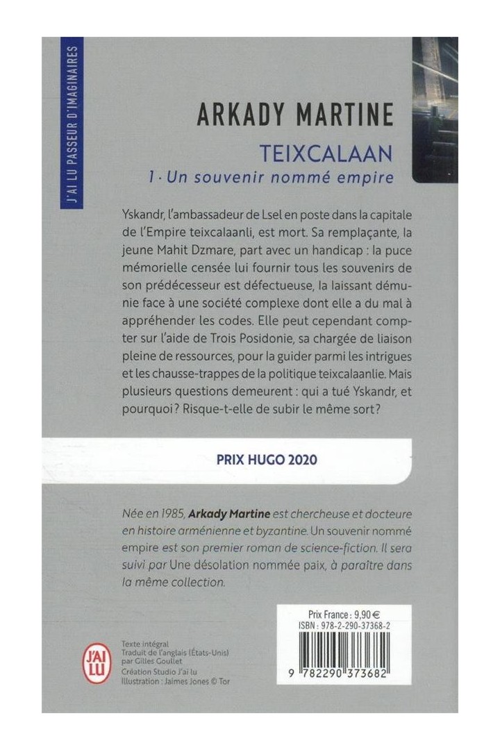 Teixcalaan Tome 1 : Un souvenir nommé Empire