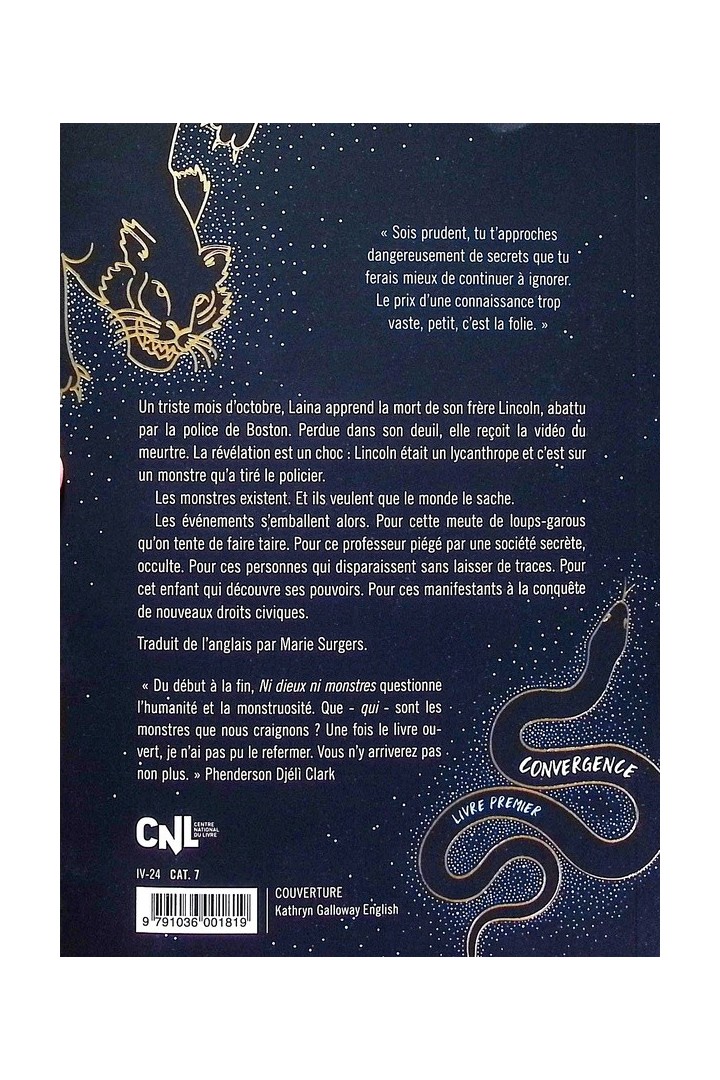 Convergence Tome 1 : Ni dieux, ni monstres