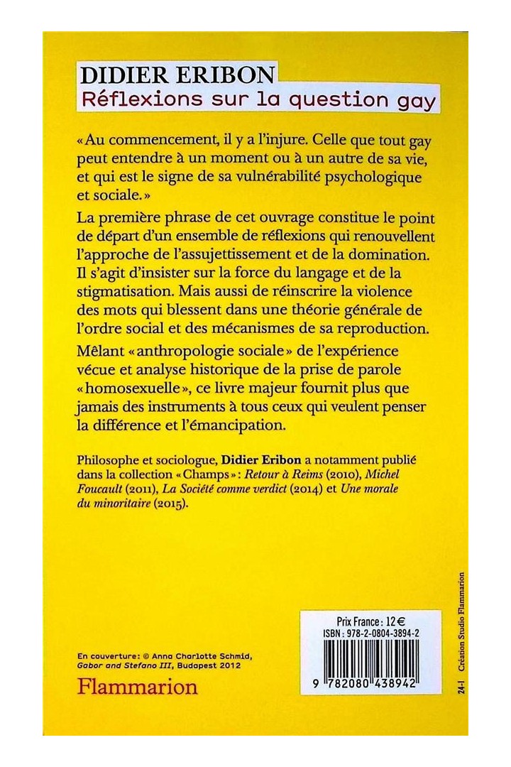 Réflexions sur la question gay