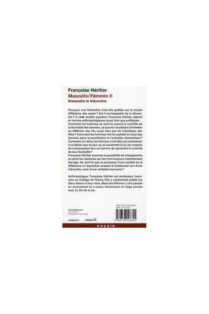 Masculin / féminin Tome 2 ; dissoudre la hiérarchie