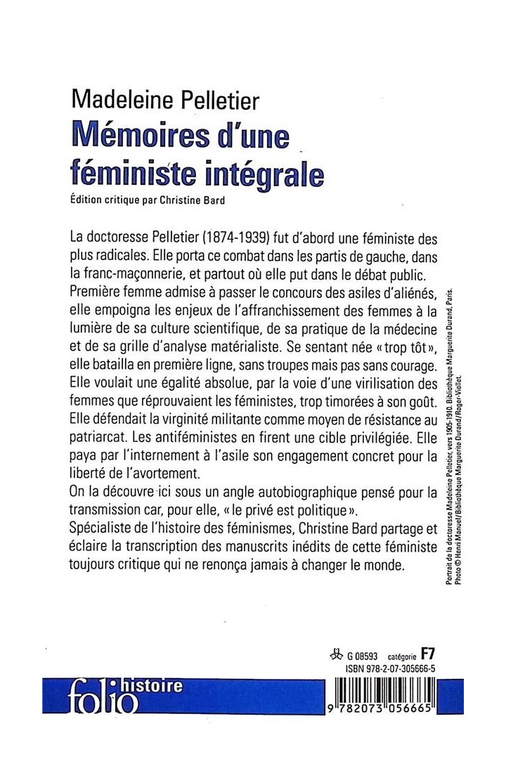 Mémoires d'une féministe intégrale