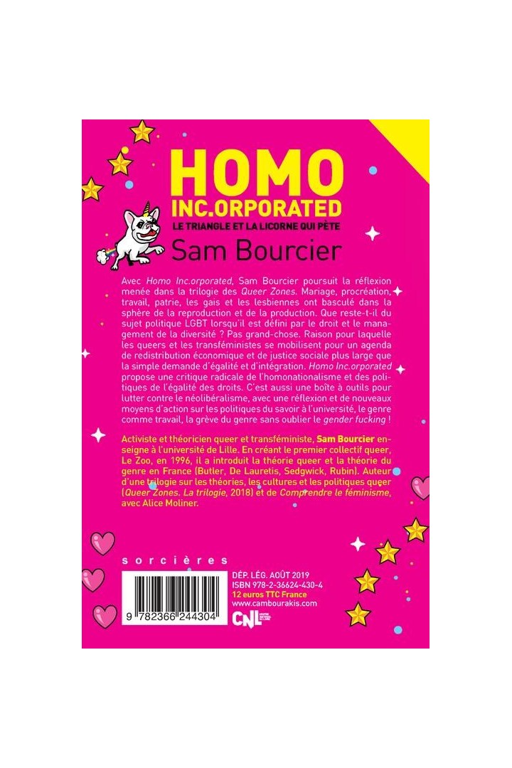 Homo Inc.orporated ; le triangle et la licorne qui pète