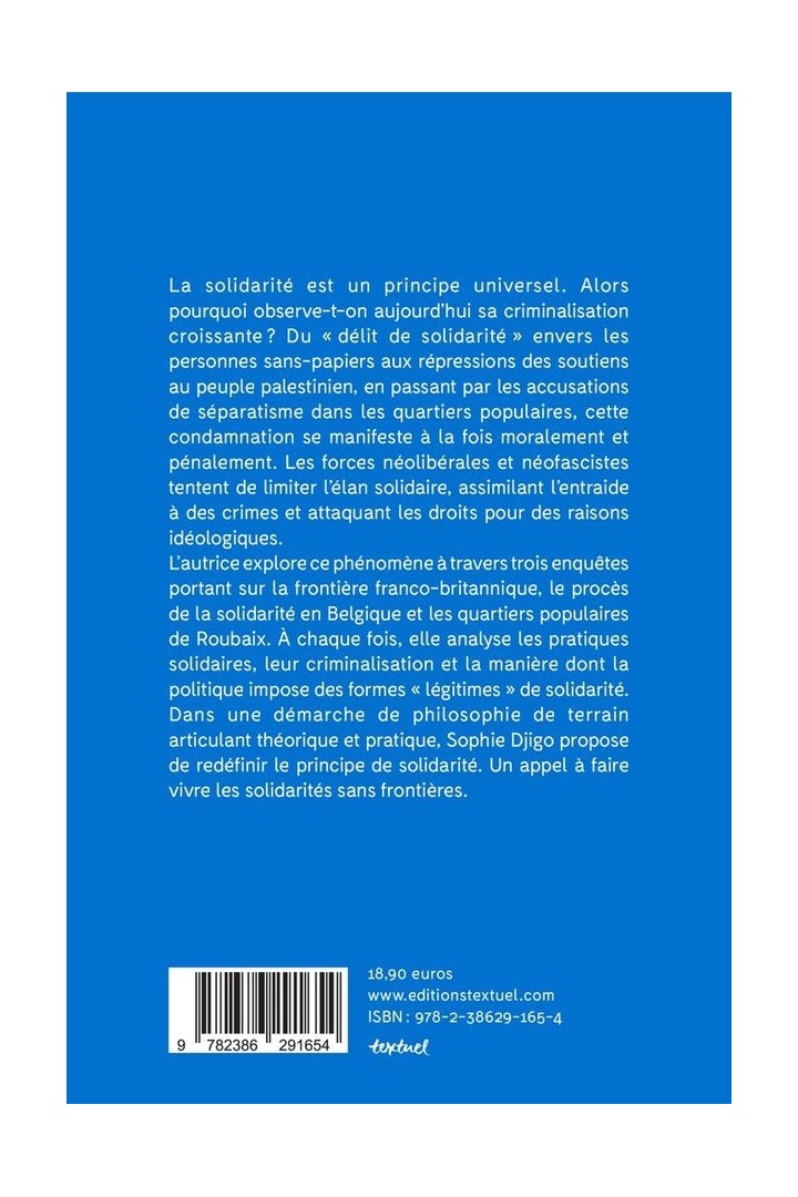 La solidarité n'est pas un crime