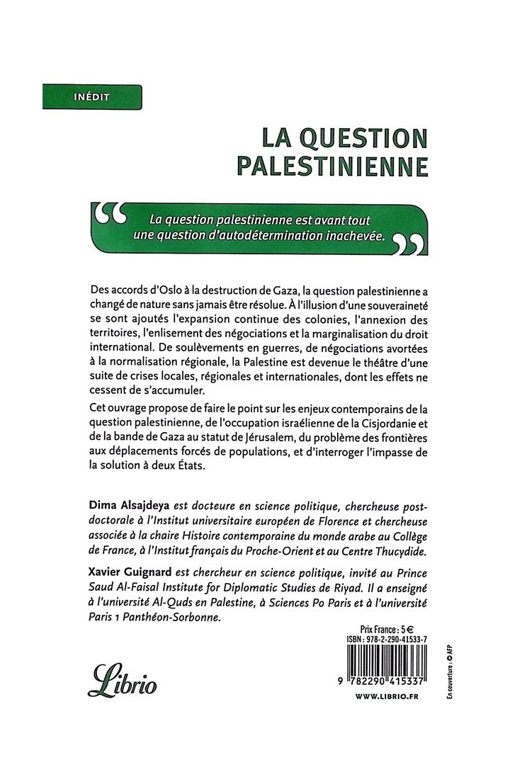 La question palestinienne