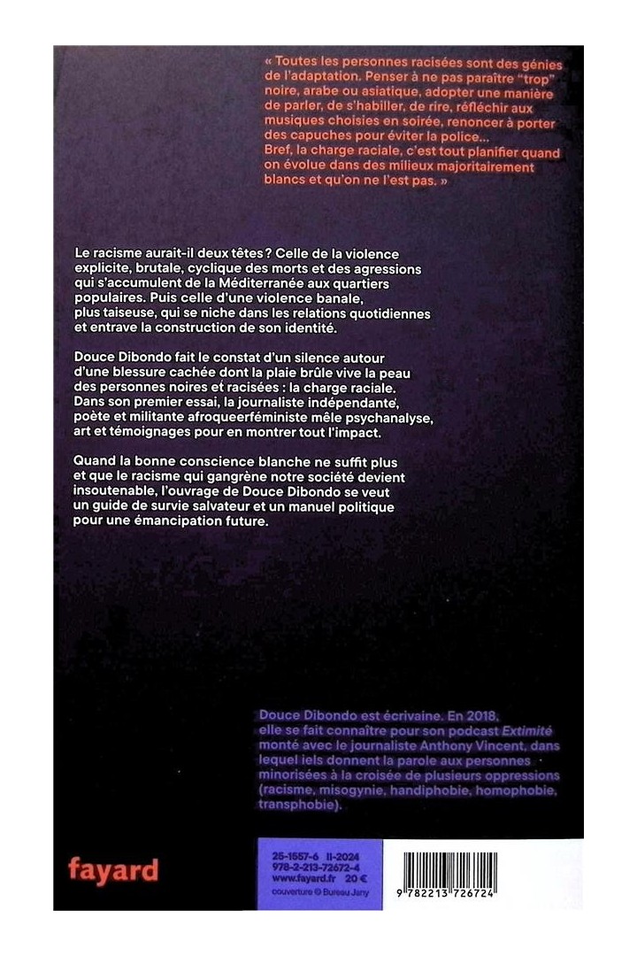 La charge raciale : Vertige d'un silence écrasant
