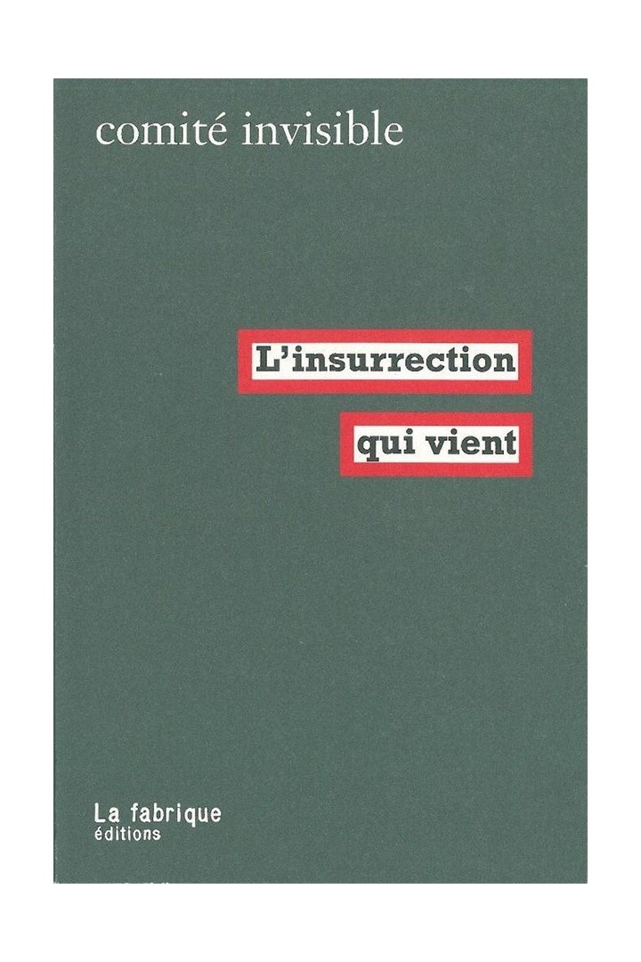 L'insurrection qui vient