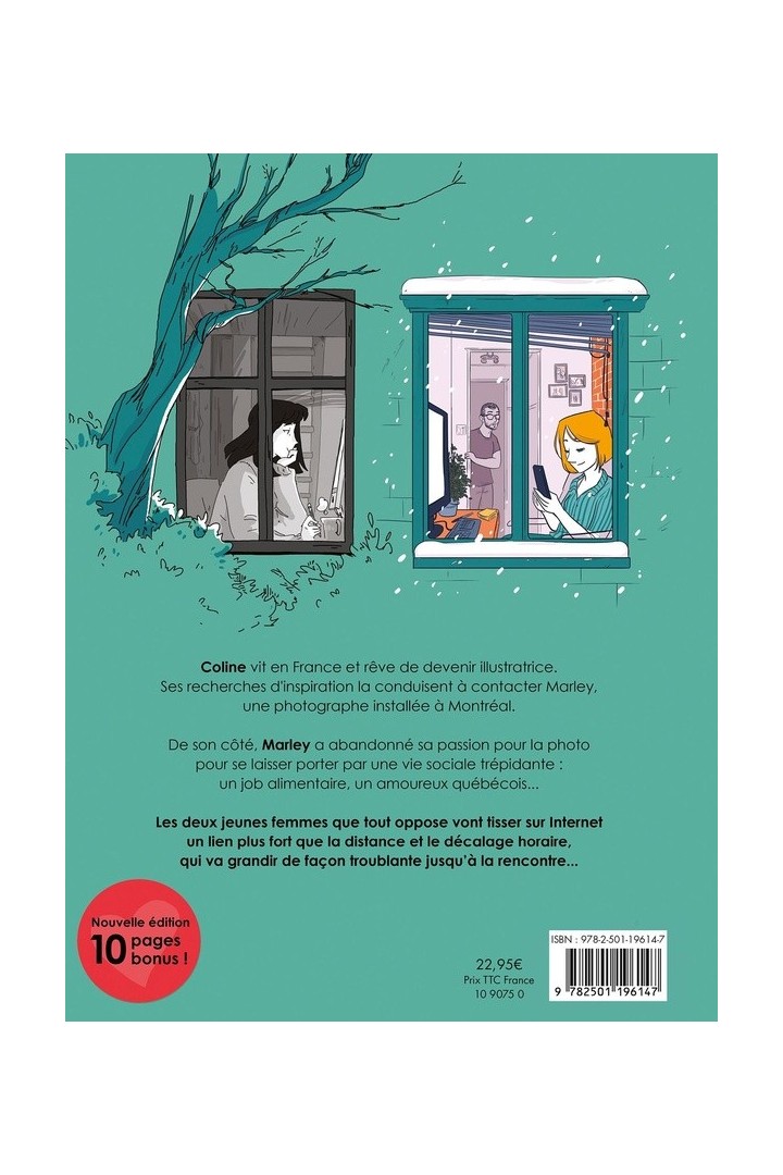 La fille dans l'écran