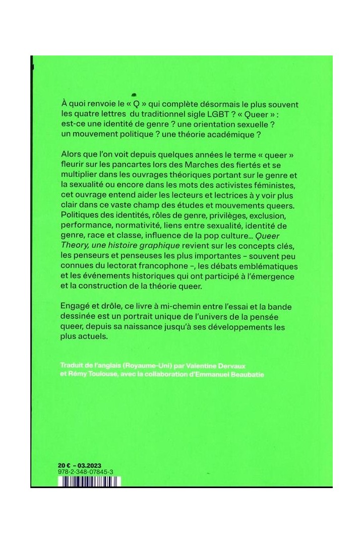 Queer theory, une histoire graphique