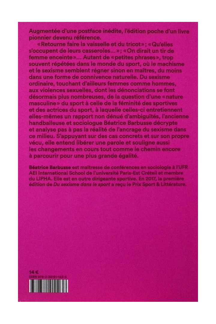 Du sexisme dans le sport