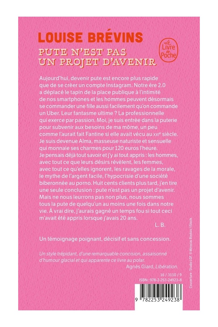 Pute n'est pas un projet d'avenir