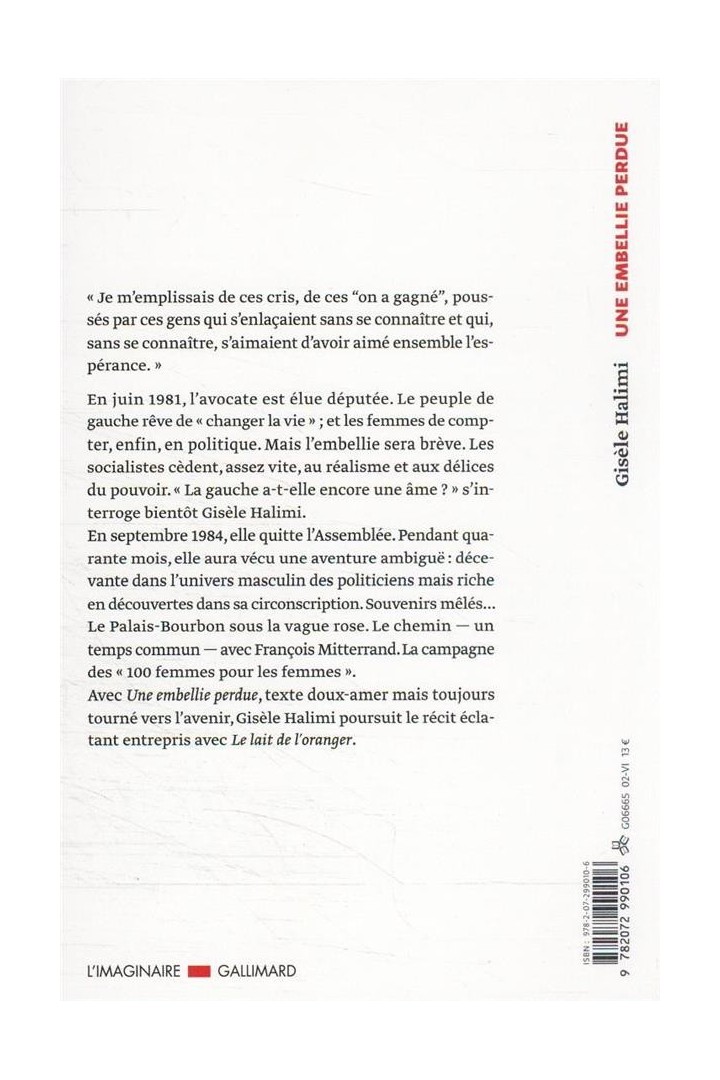 Une embellie perdue