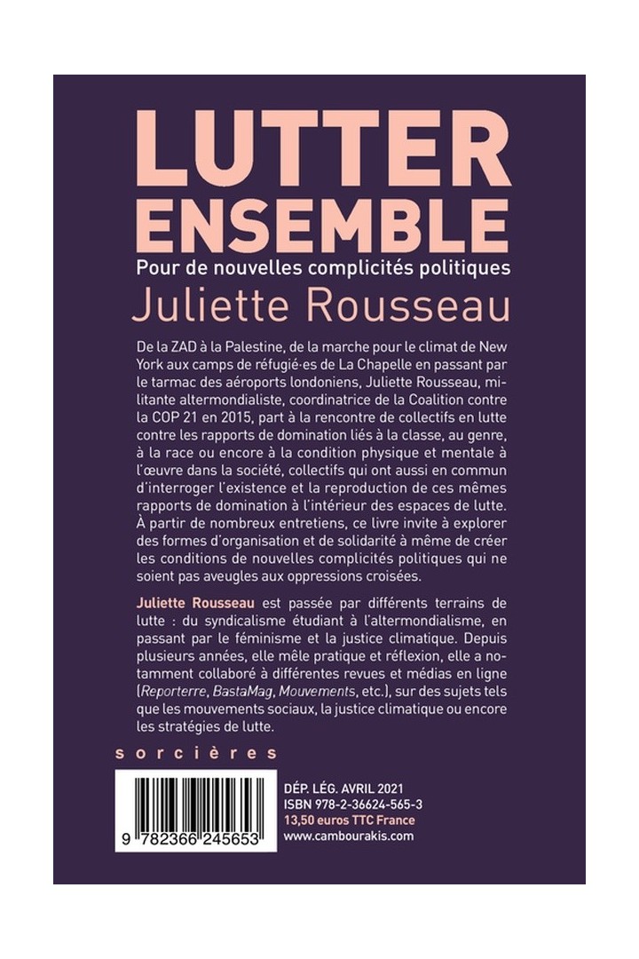 Lutter ensemble : Pour de nouvelles complicités politiques