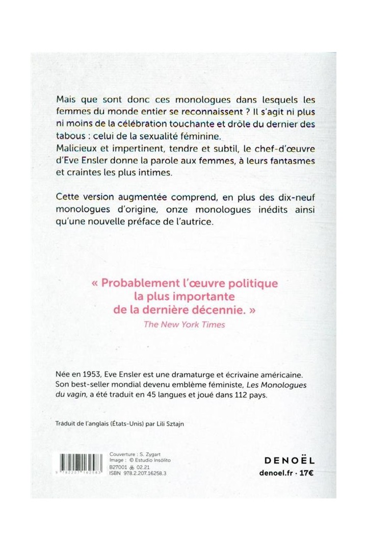 Les monologues du vagin ; édition intégrale