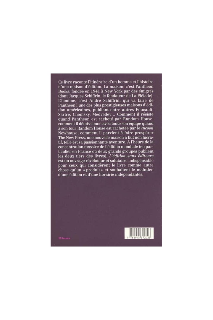 L' Édition sans éditeurs