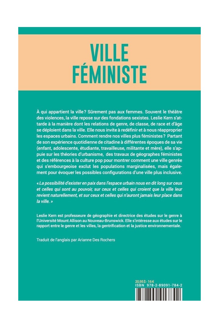 Ville féministe : notes de terrain