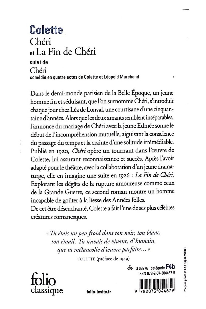 Chéri : La Fin de Chéri