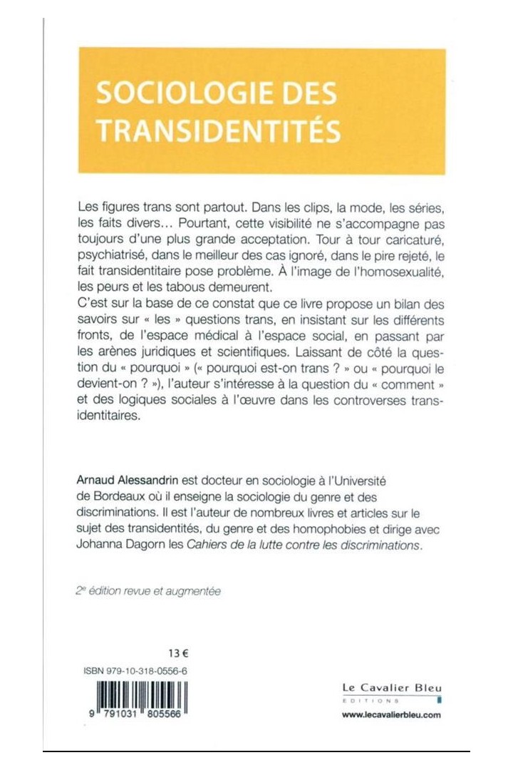 Sociologie des transidentités