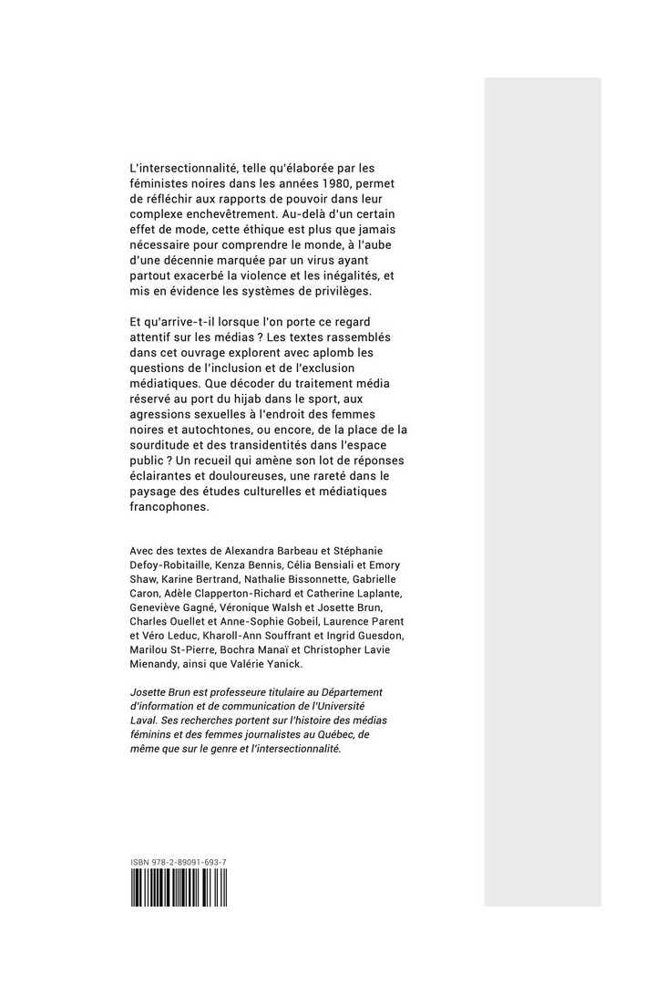 De l'exclusion à la solidarité ; regards intersectionnels sur les médias