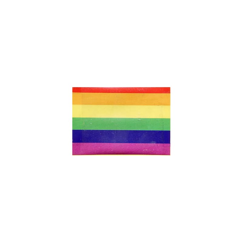 Bandiera Arcobaleno 90x150 Cm – Drapeau Arc En Ciel In Poliestere Antistrappo, Con Occhielli In Ottone, Resistente UV Per Esterno